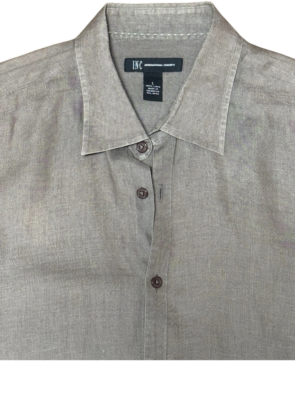 100% Men’s Linen Shirt - large - Picture 3 of 6